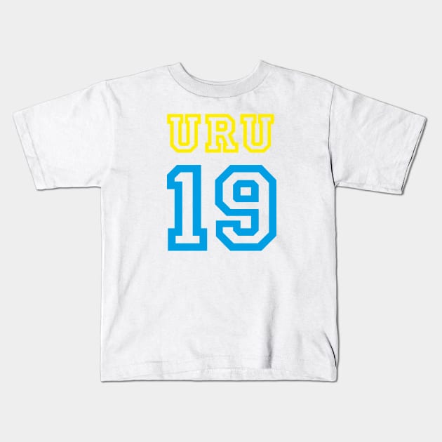 URUGUAY Kids T-Shirt by eyesblau